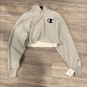 Champion cropped hoodie